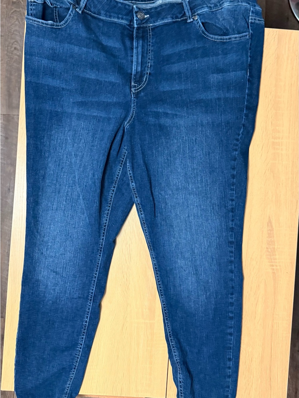 m jeans by maurices Women's Plus Size Mid-Rise Stretch Denim Jeans